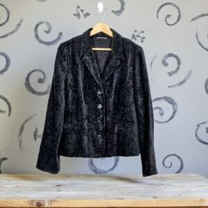 Black Velvet Blazer M L